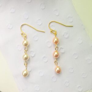 Classic Elegant Pearl Drop Earrigns Timeless Dainty Gold Jewellery for Her Bridal Earrings Bridesmaid Gift