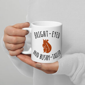 Personalized Name Mug Cute Squirrel Design