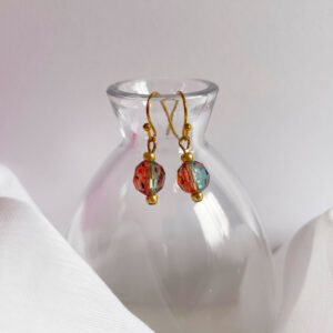 Ombré Drop Earrings Gold - GUADALUPE