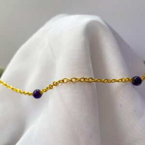 Amethyst Chain Necklace