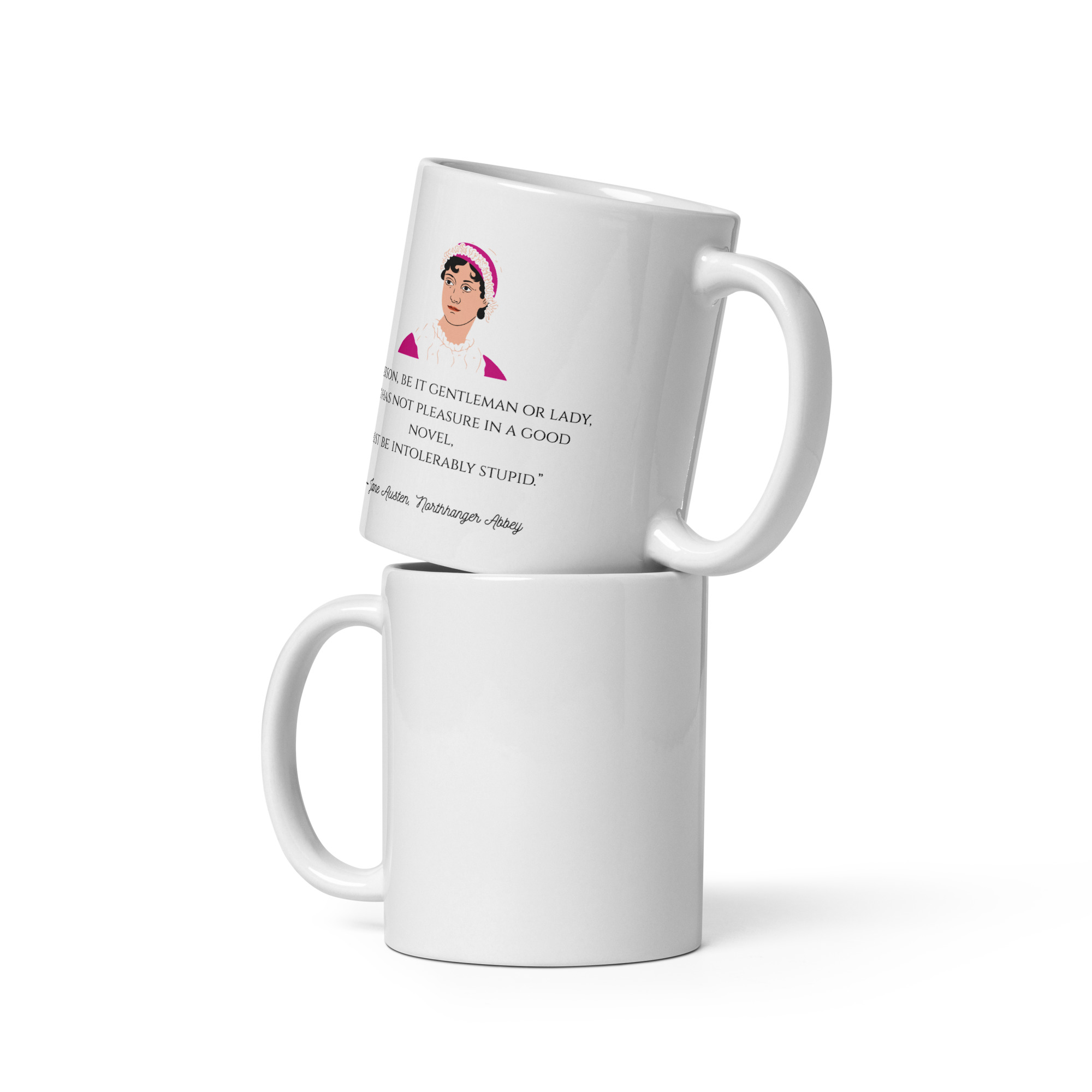 Jane Austen Quote Coffe Mug (Northhanger Abbey) - Image 4