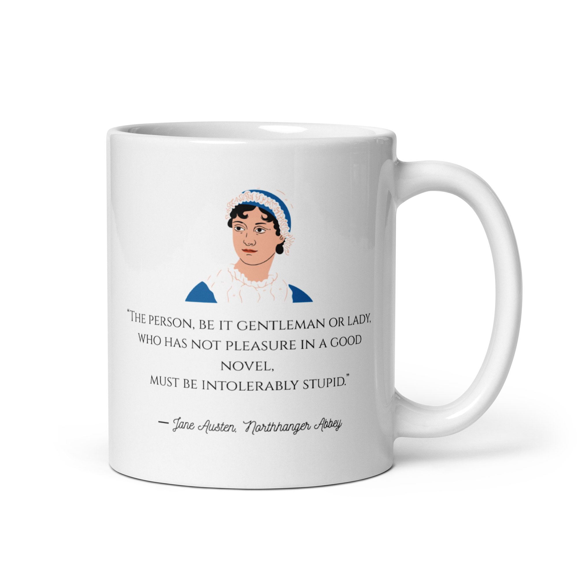 Jane Austen Quote Coffe Mug (Northhanger Abbey)